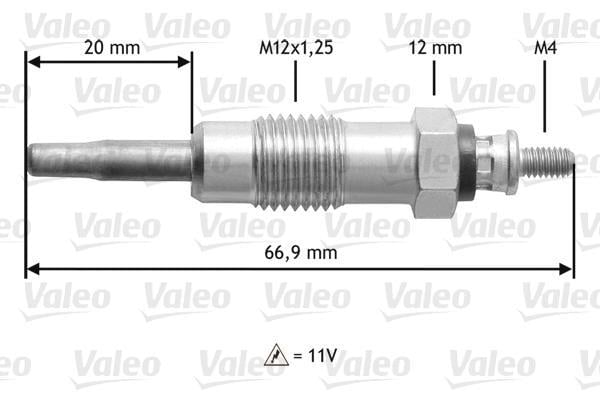 Bougie de préchauffage VALEO ref. 345111