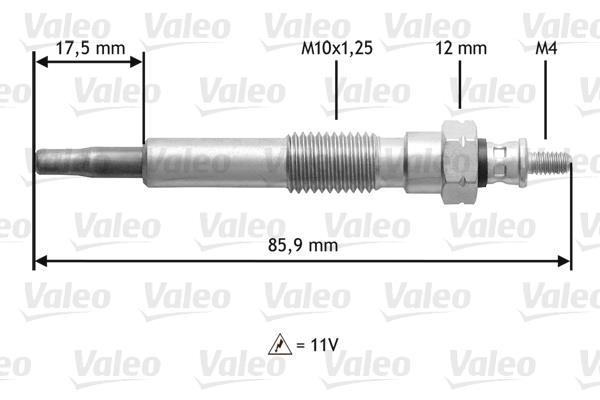 Bougie de préchauffage VALEO 345117