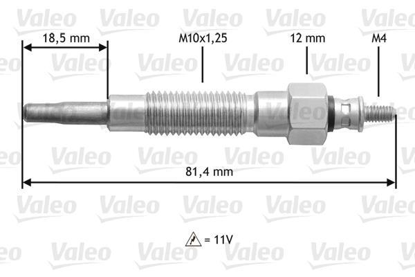 Vela incandescente VALEO ref. 345126