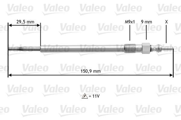 Vela incandescente VALEO ref. 345131