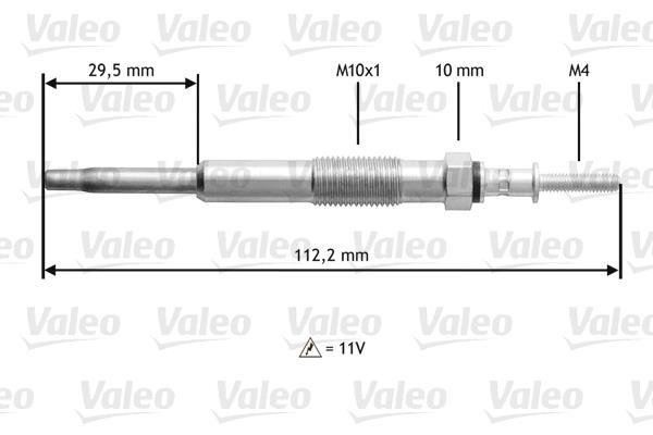 Bujía de precalentamiento VALEO ref. 345135