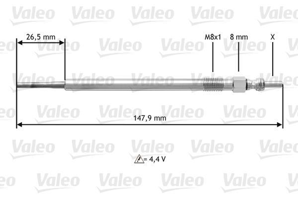 Bujía de precalentamiento VALEO ref. 345142