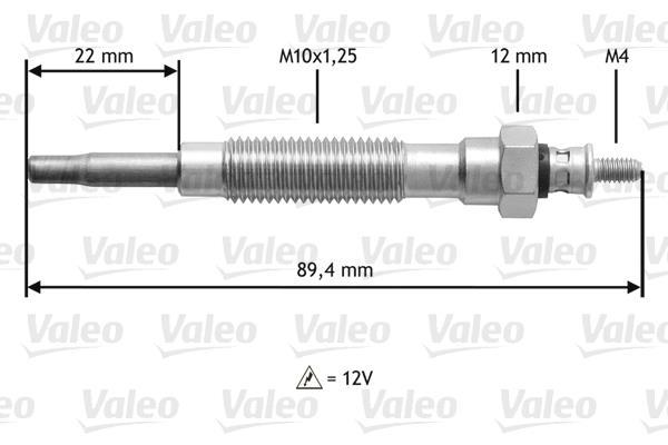 Bougie de préchauffage VALEO ref. 345149