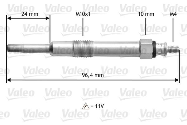 Bougie de préchauffage VALEO 345150