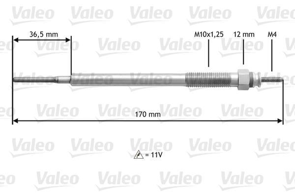 Bougie de préchauffage VALEO 345154
