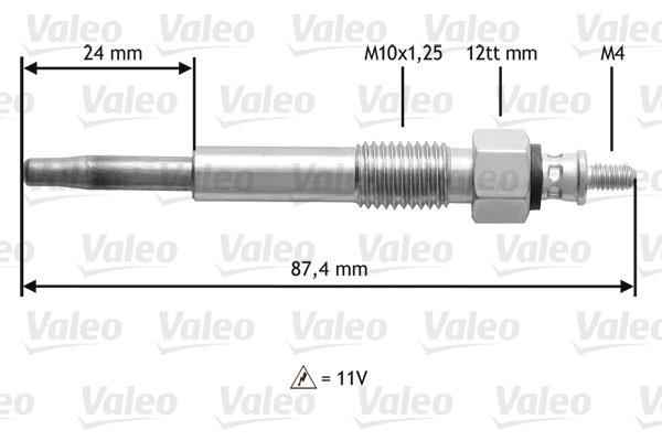 Bujía de precalentamiento VALEO ref. 345159