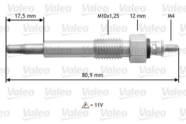 Vela incandescente VALEO ref. 345160