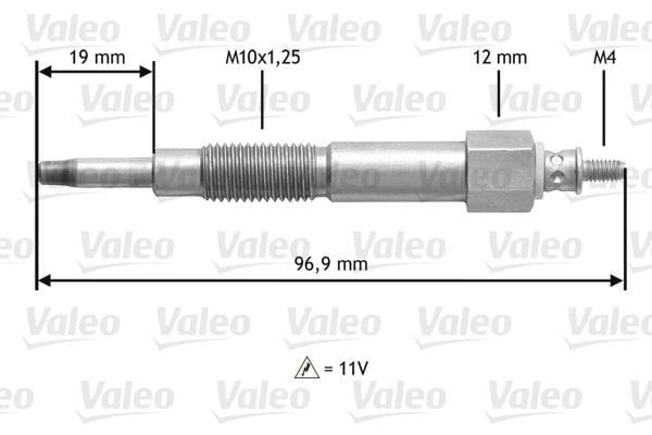 Bujía de precalentamiento VALEO ref. 345161