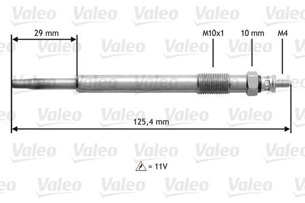 Bougie de préchauffage VALEO 345168