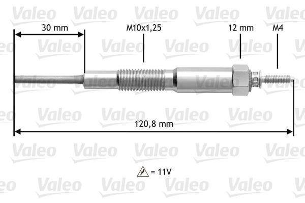 Bujía de precalentamiento VALEO ref. 345173