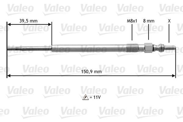 Bougie de préchauffage VALEO 345174