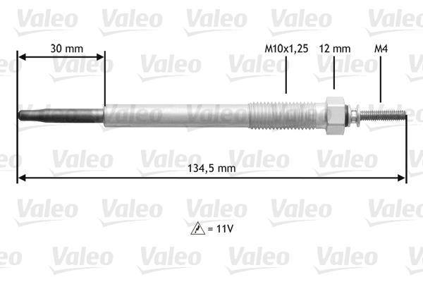 Bougie de préchauffage VALEO ref. 345185