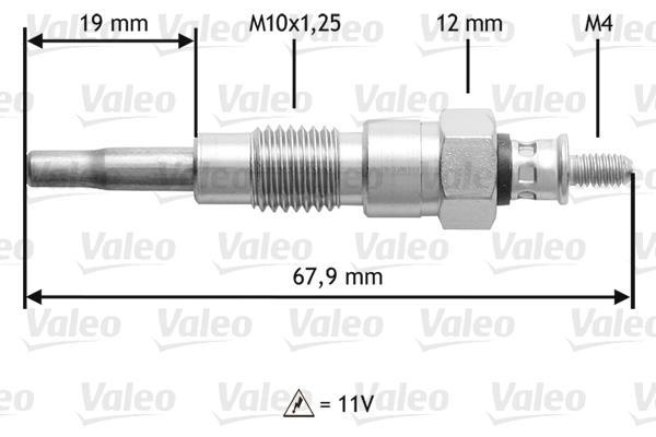 Vela incandescente VALEO ref. 345203