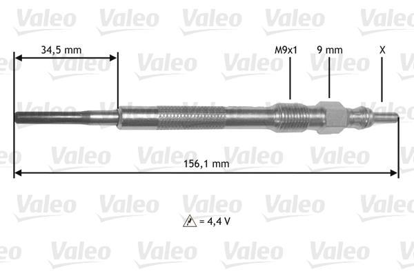 Bougie de préchauffage VALEO 345219