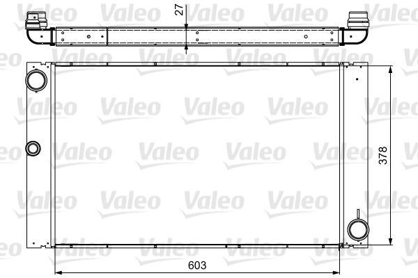 Radiateur moteur (Radiateur de refroidissement) VALEO 735475