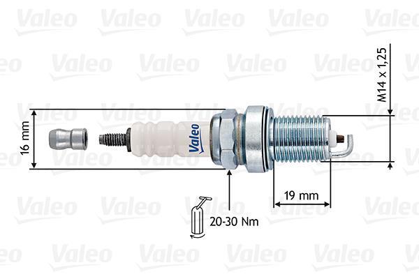 Vela de ignição VALEO ref. 246903