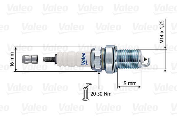 Bougie d'allumage VALEO ref. 246916