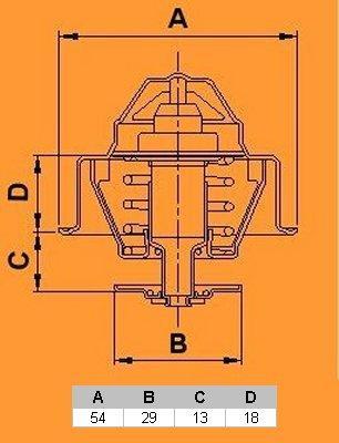 Thermostat d'eau (Calorstat) VERNET S.A.S. ref. 4856.88