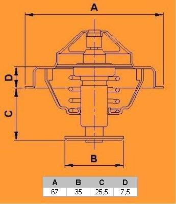 Thermostat d'eau (Calorstat) VERNET S.A.S. ref. 5111.88