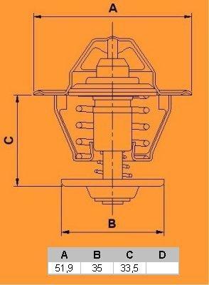 Thermostat d'eau (Calorstat) VERNET S.A.S. ref. 6526.88