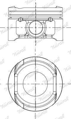 Piston NURAL ref. 87-437700-00
