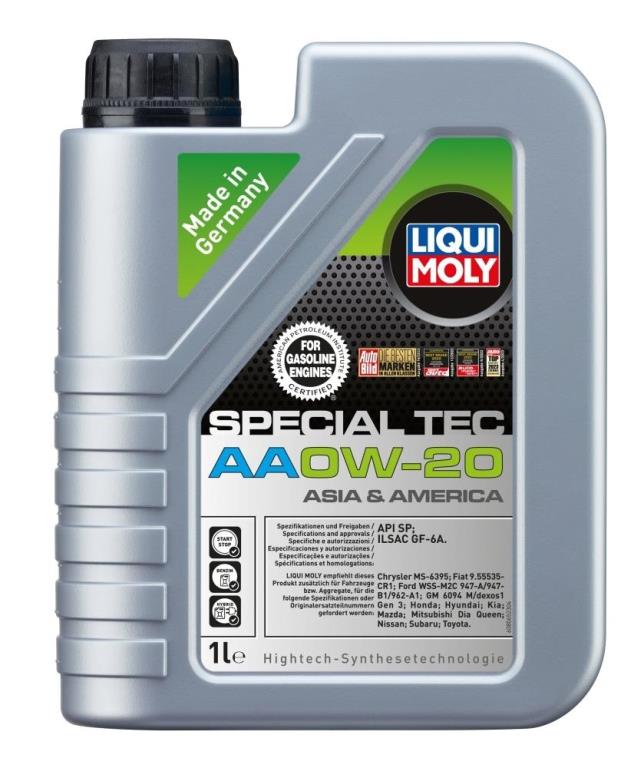 Huile moteur LIQUI MOLY SPECIAL TEC AA 0W-20 1L - ref. 6738