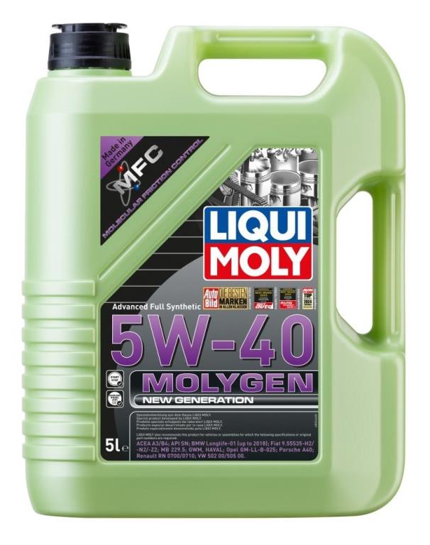 Huile moteur LIQUI MOLY MOLYGEN NEW GENERATION 5W-40 5L - ref. 8536