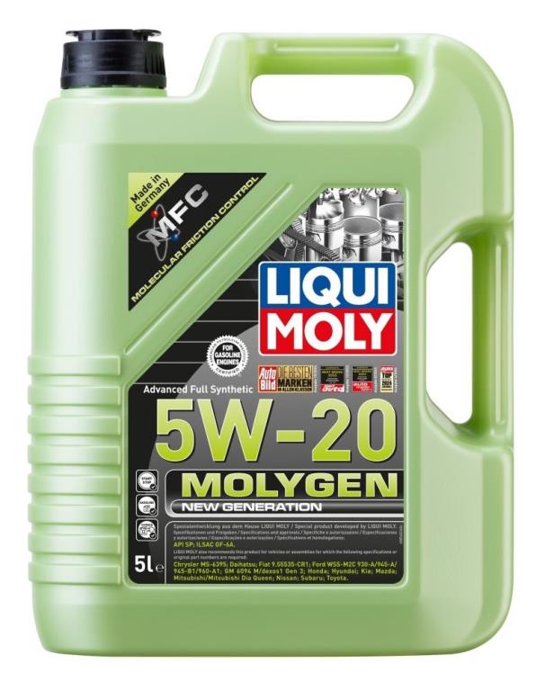 Huile moteur LIQUI MOLY MOLYGEN NEW GENERATION 5W-20 5L - ref. 8540