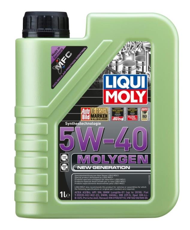 Aceite de motor (Aceite motor) LIQUI MOLY MOLYGEN NEW GENERATION 5W-40 1L - ref. 8576