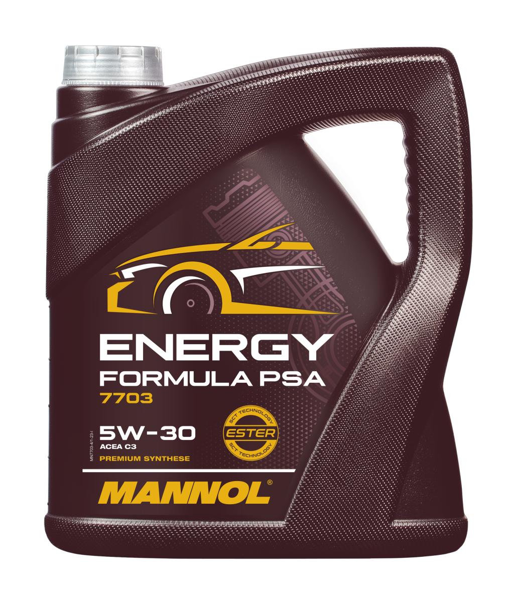 Huile moteur MANNOL Mannol 7703 Energy Formula PSA 5W-30 4L - ref. MN7703-4