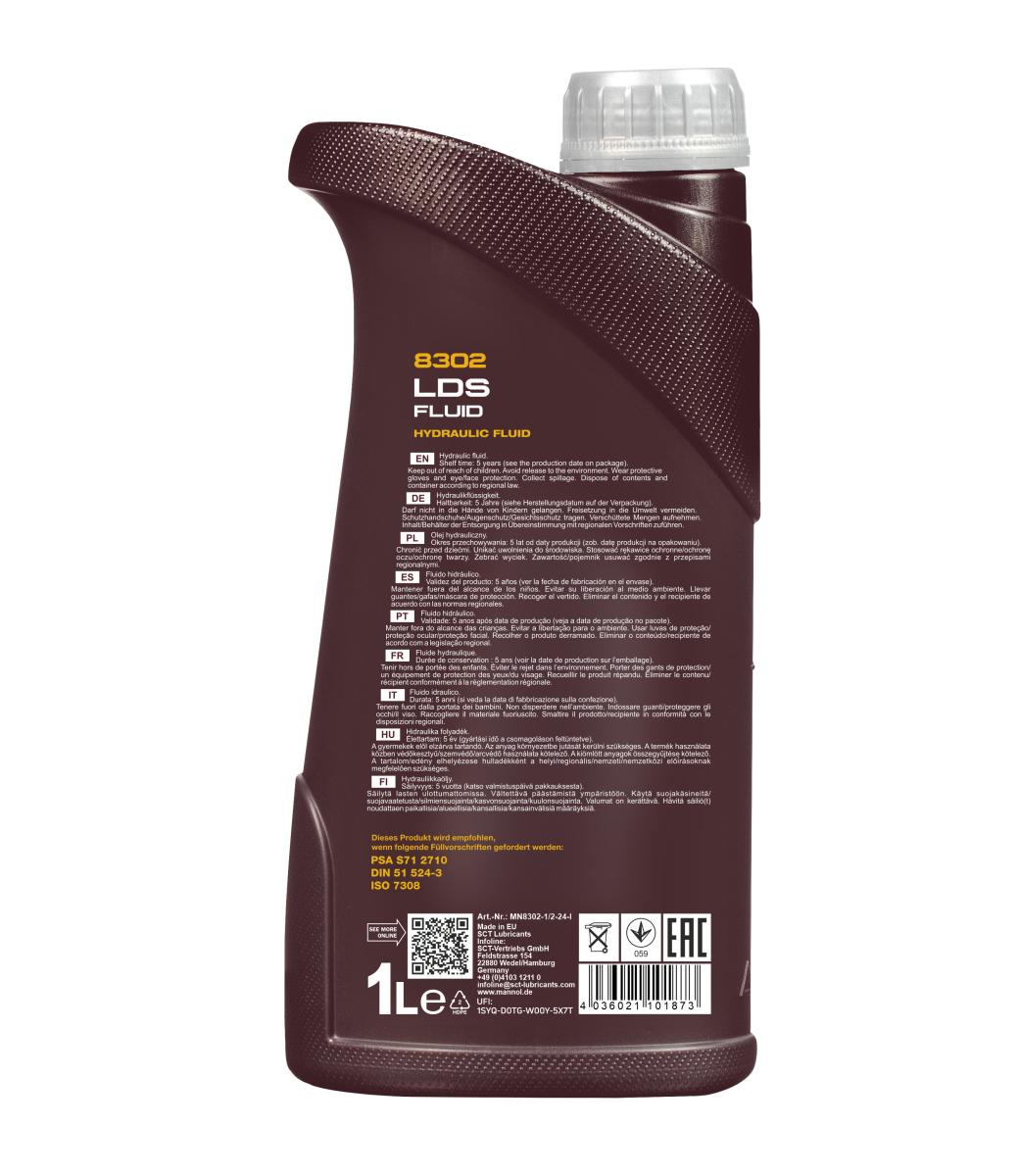 Liquide de frein (Huile de frein) MANNOL 1.0 L - ref. MN8302-1