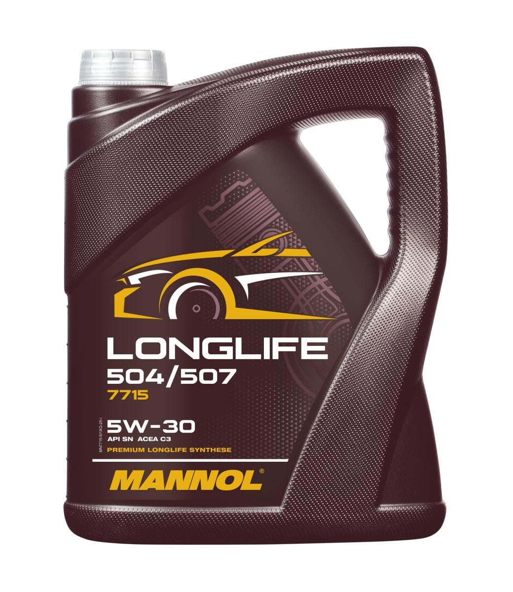 Huile moteur MANNOL Mannol 7715 Longlife 504/507 5W-30 5L - ref. MN7715-5