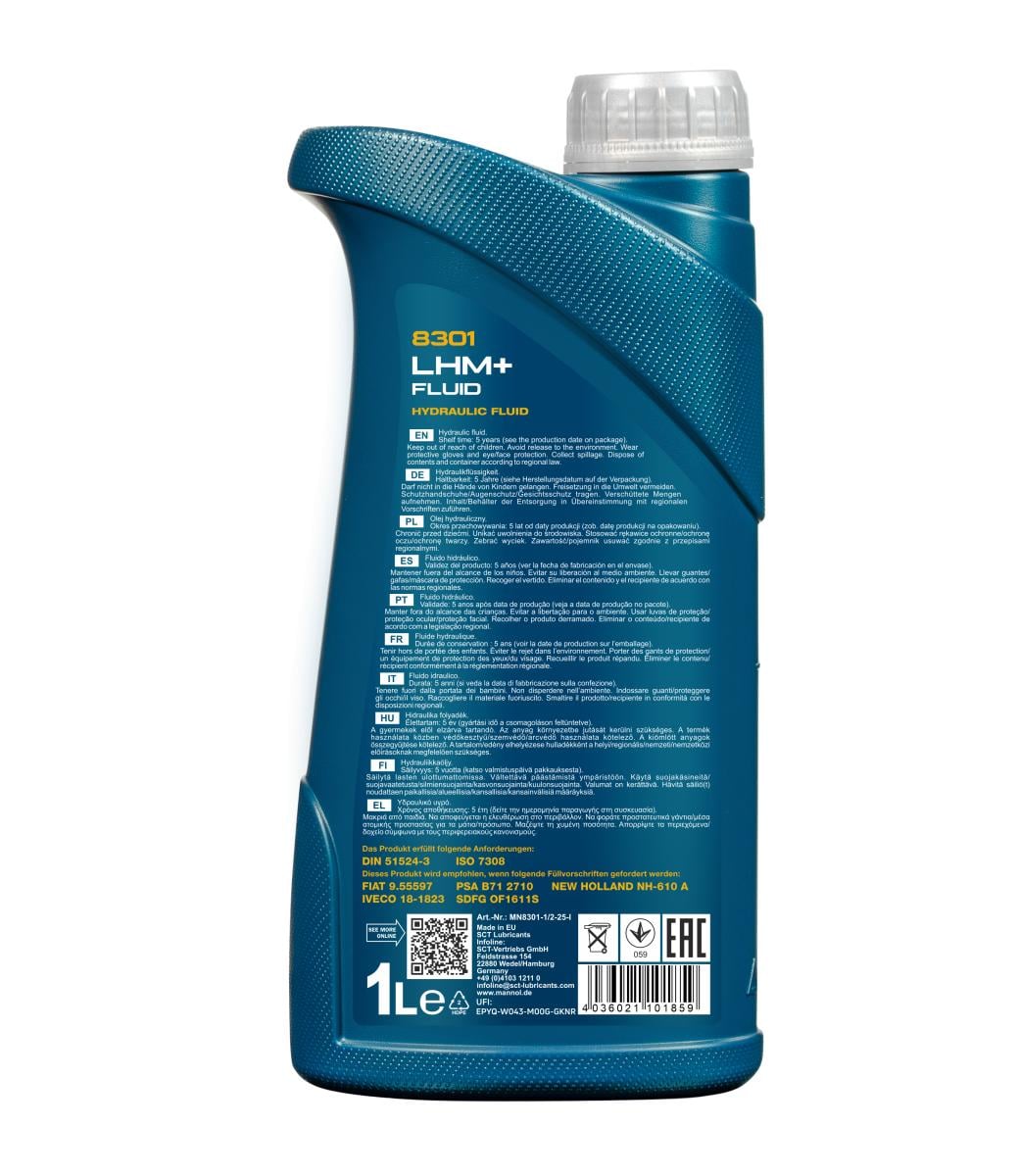 Liquide de frein (Huile de frein) MANNOL 1 - ref. MN8301-1