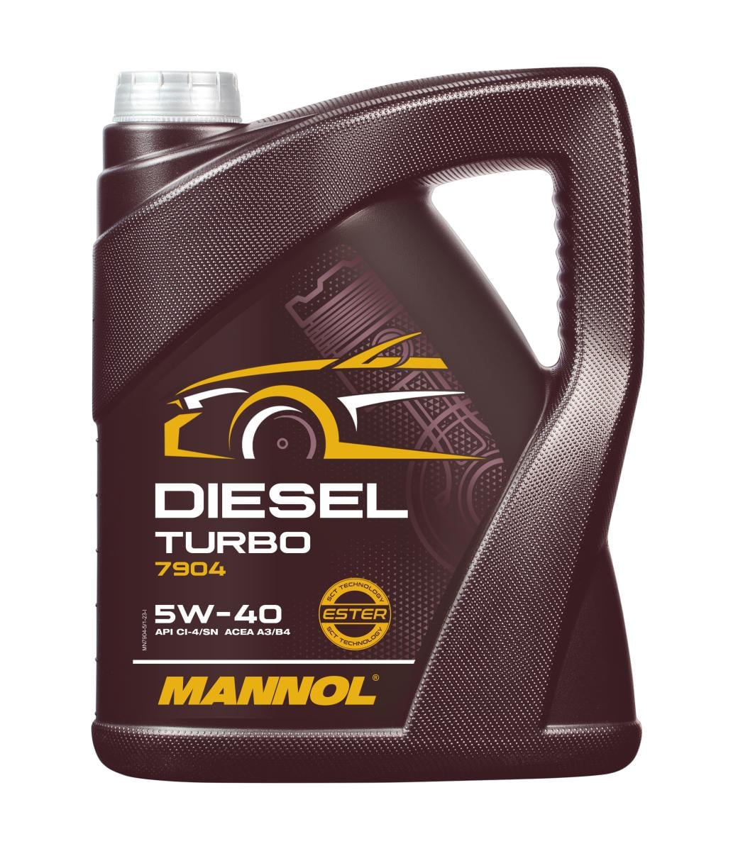 Huile moteur MANNOL Mannol Diesel Turbo 5W-40 5L - ref. MN7904-5