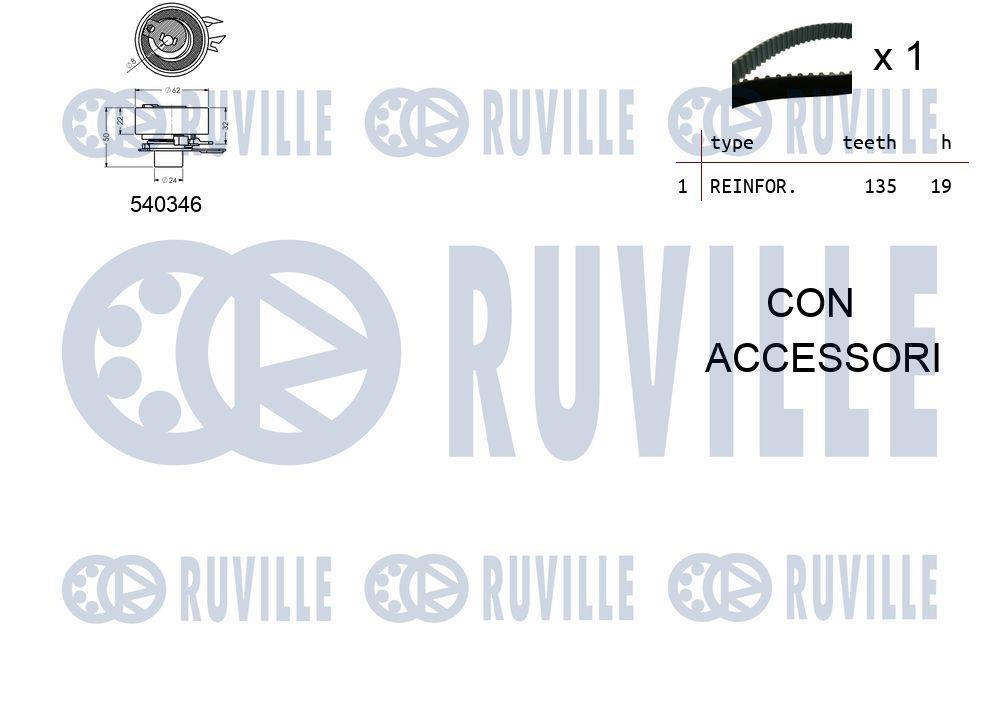 Kit de distribuição RUVILLE ref. 550007