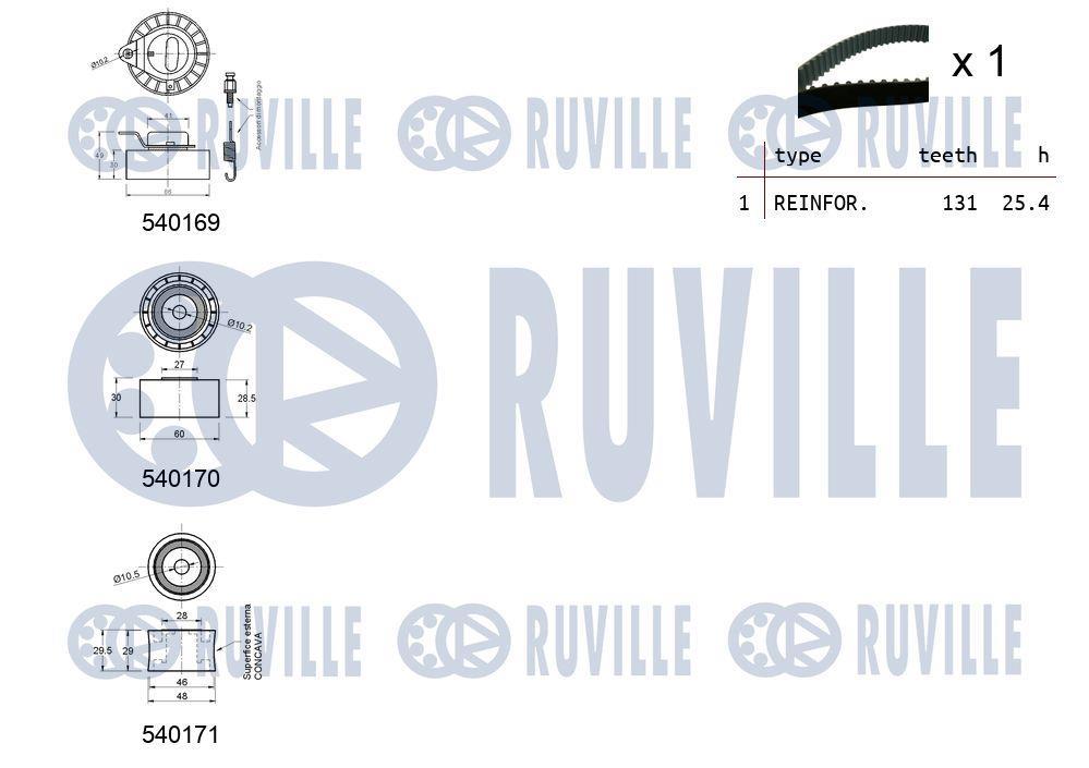 Kit de distribuição RUVILLE ref. 550015