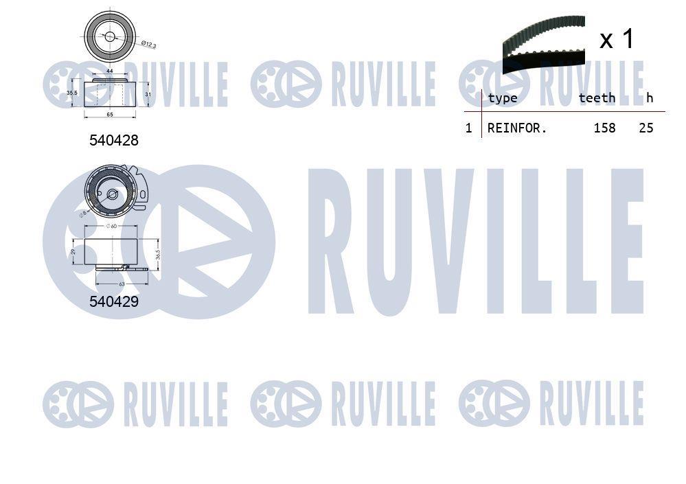 Kit de distribuição RUVILLE ref. 550031