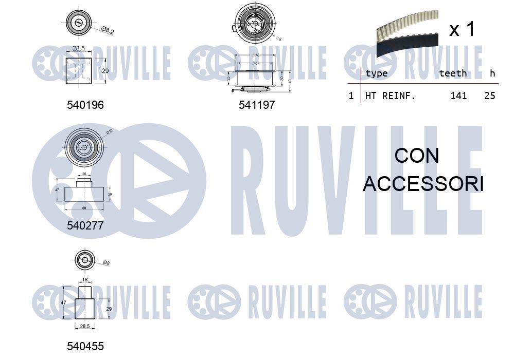 Kit de distribución RUVILLE ref. 550059