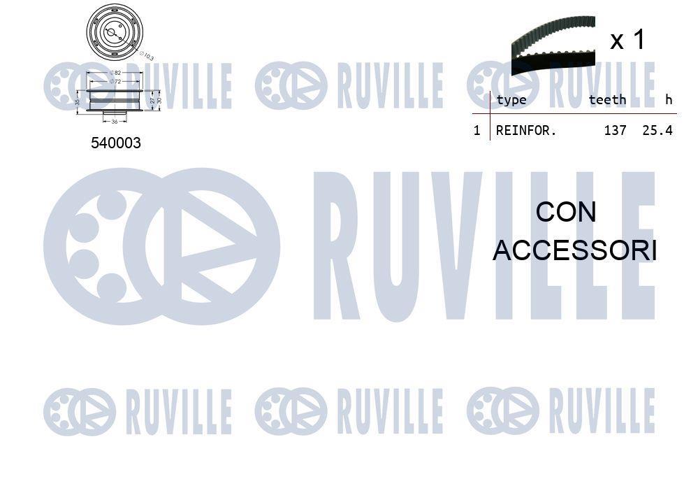 Kit de distribuição RUVILLE ref. 550074