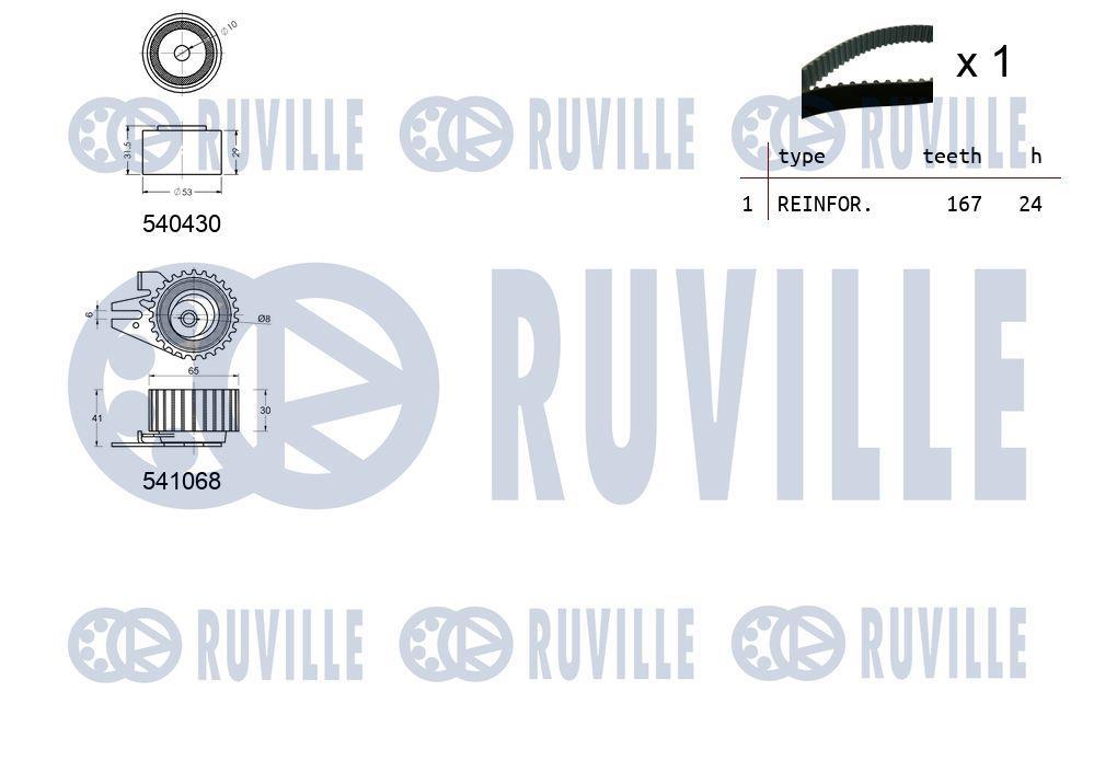 Kit de distribuição RUVILLE ref. 550094