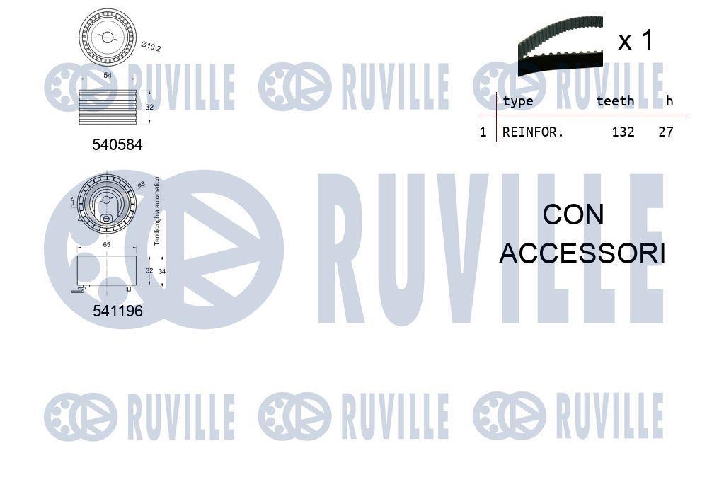 Kit de distribuição RUVILLE ref. 550109