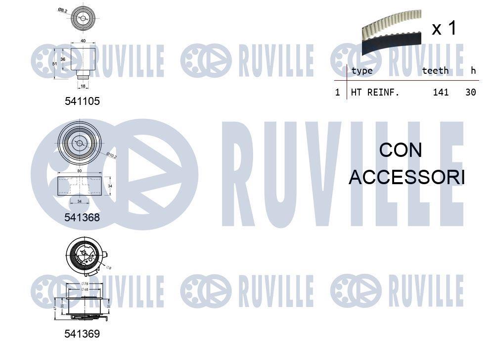 Kit de distribución RUVILLE ref. 550126