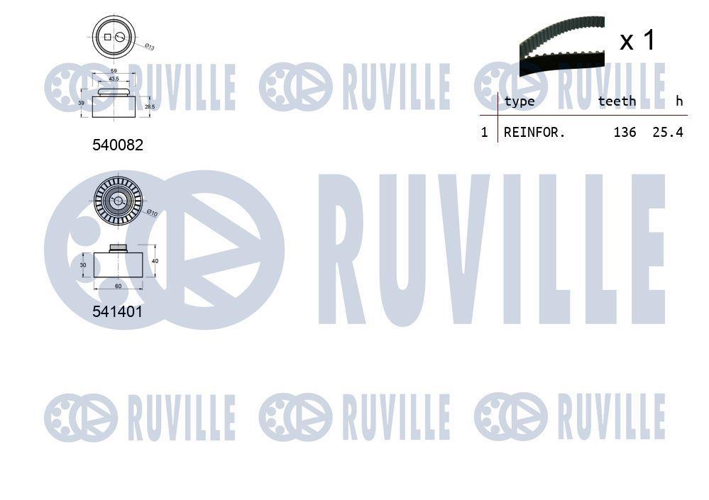 Kit de distribuição RUVILLE ref. 550131