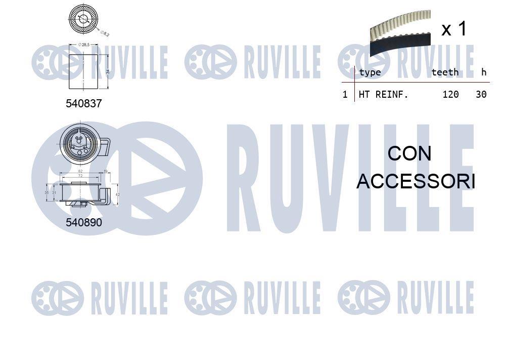 Kit de distribution RUVILLE ref. 550137