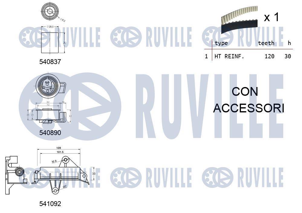 Kit de distribution RUVILLE ref. 550138