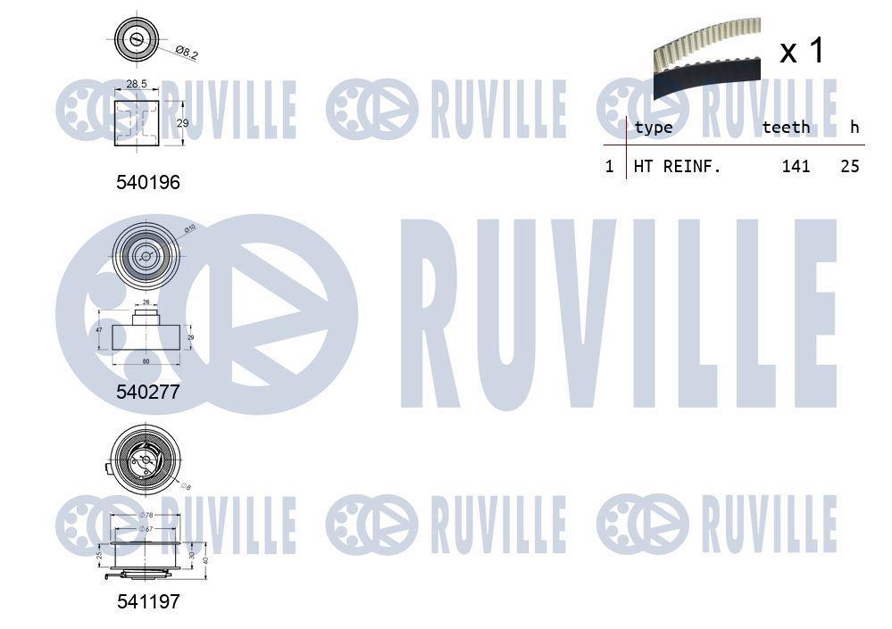 Kit de distribuição RUVILLE ref. 550160