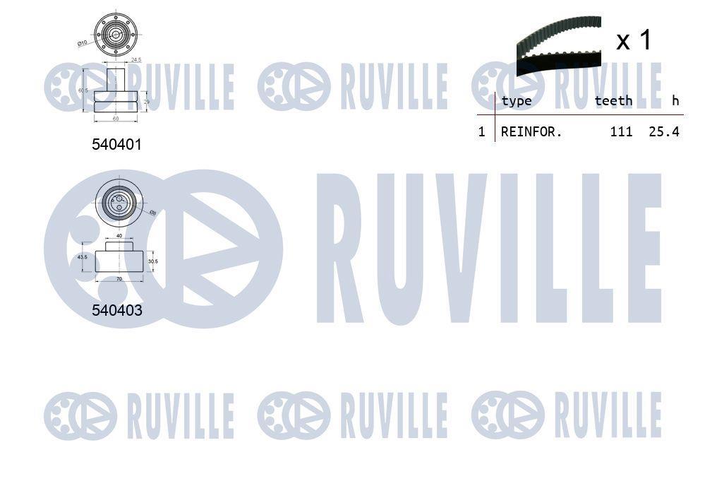 Kit de distribuição RUVILLE ref. 550207
