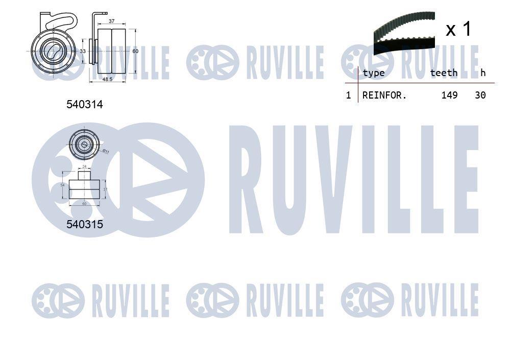Kit de distribuição RUVILLE ref. 550208