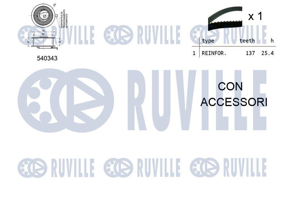 Kit de distribuição RUVILLE ref. 550225