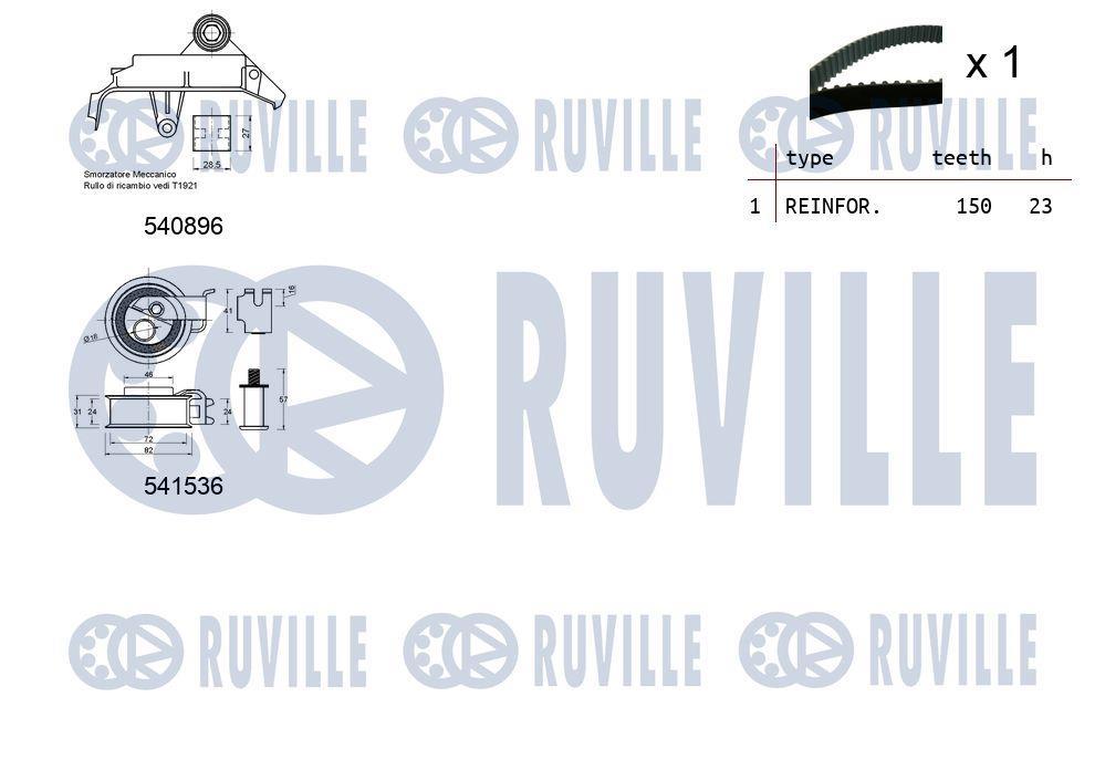 Kit de distribuição RUVILLE ref. 550251